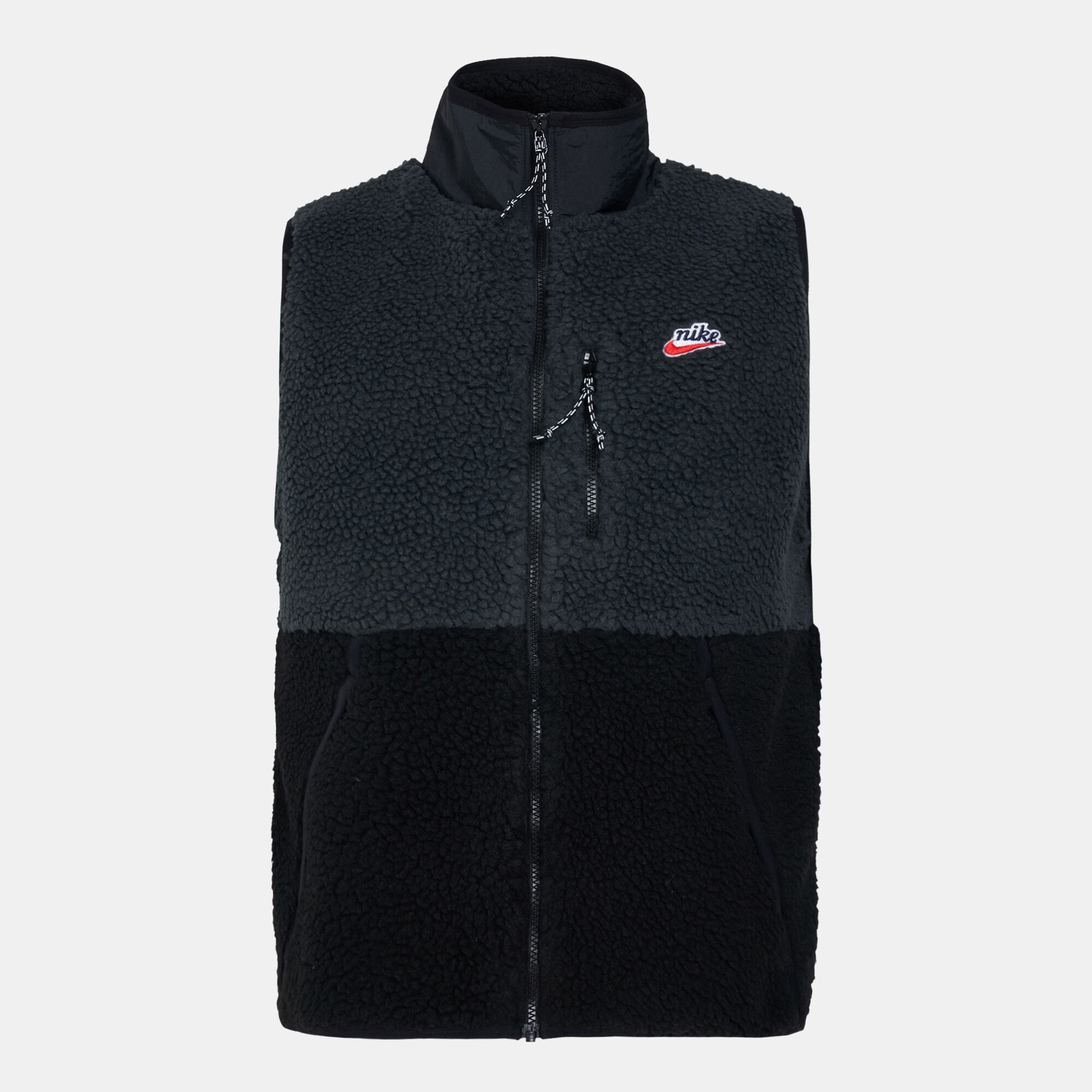 Buy Nike Men s Sportswear Sherpa Fleece Winterized Gilet Grey in