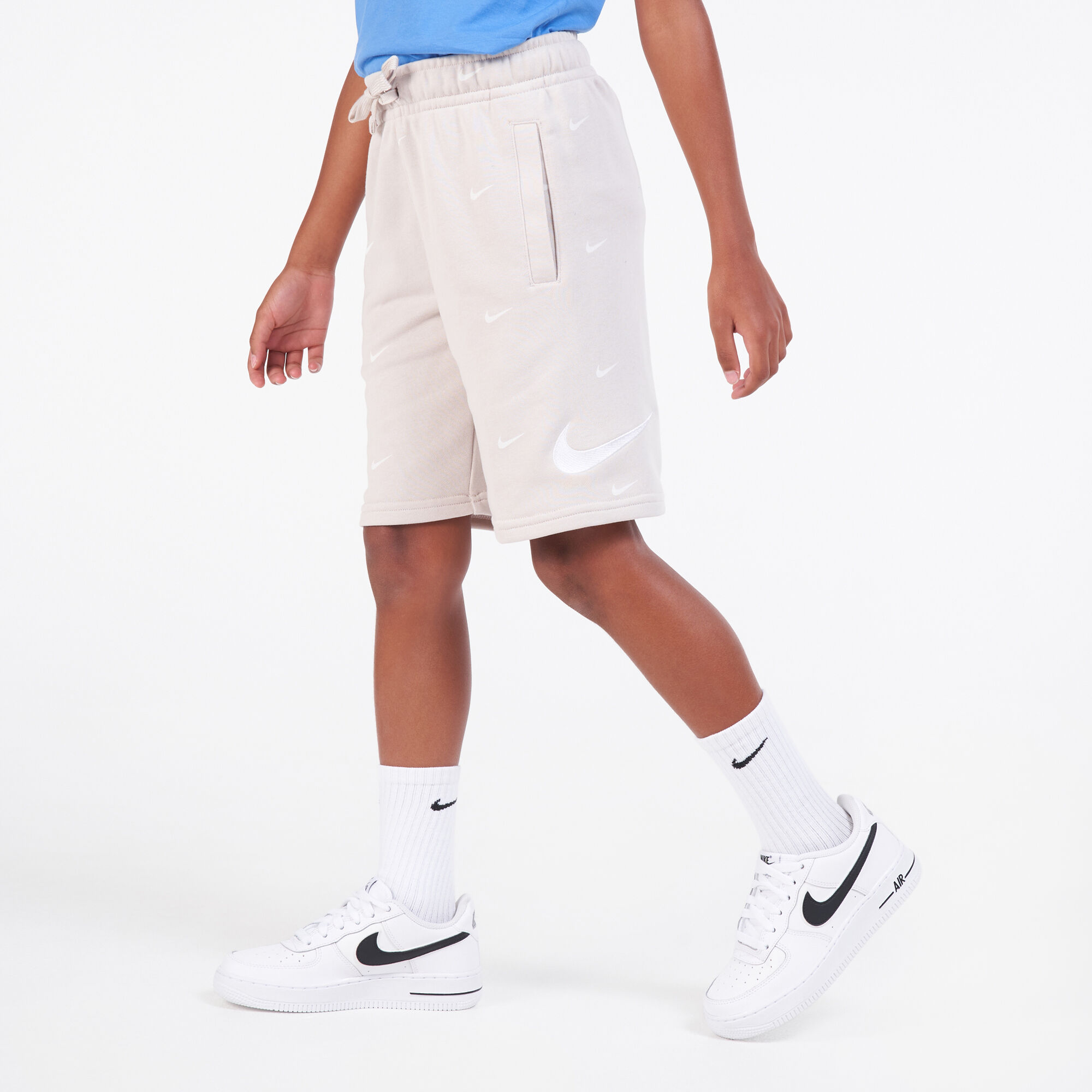Women's nike swoosh new arrivals french terry shorts