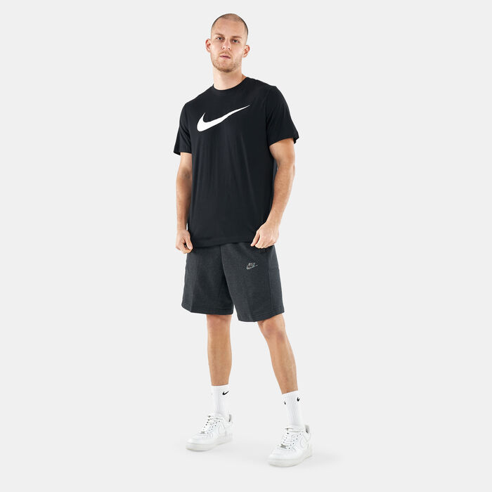 Nike Men's Sportswear Swoosh T-Shirt Black image number 2
