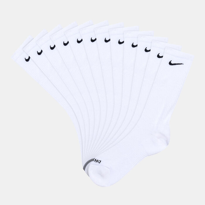 Nike Men's Everyday Plus Cushioned Training Crew Socks (6 Pairs) White Nike Men's Everyday Plus Cushioned Training Crew Socks (6 Pairs) White image number 0