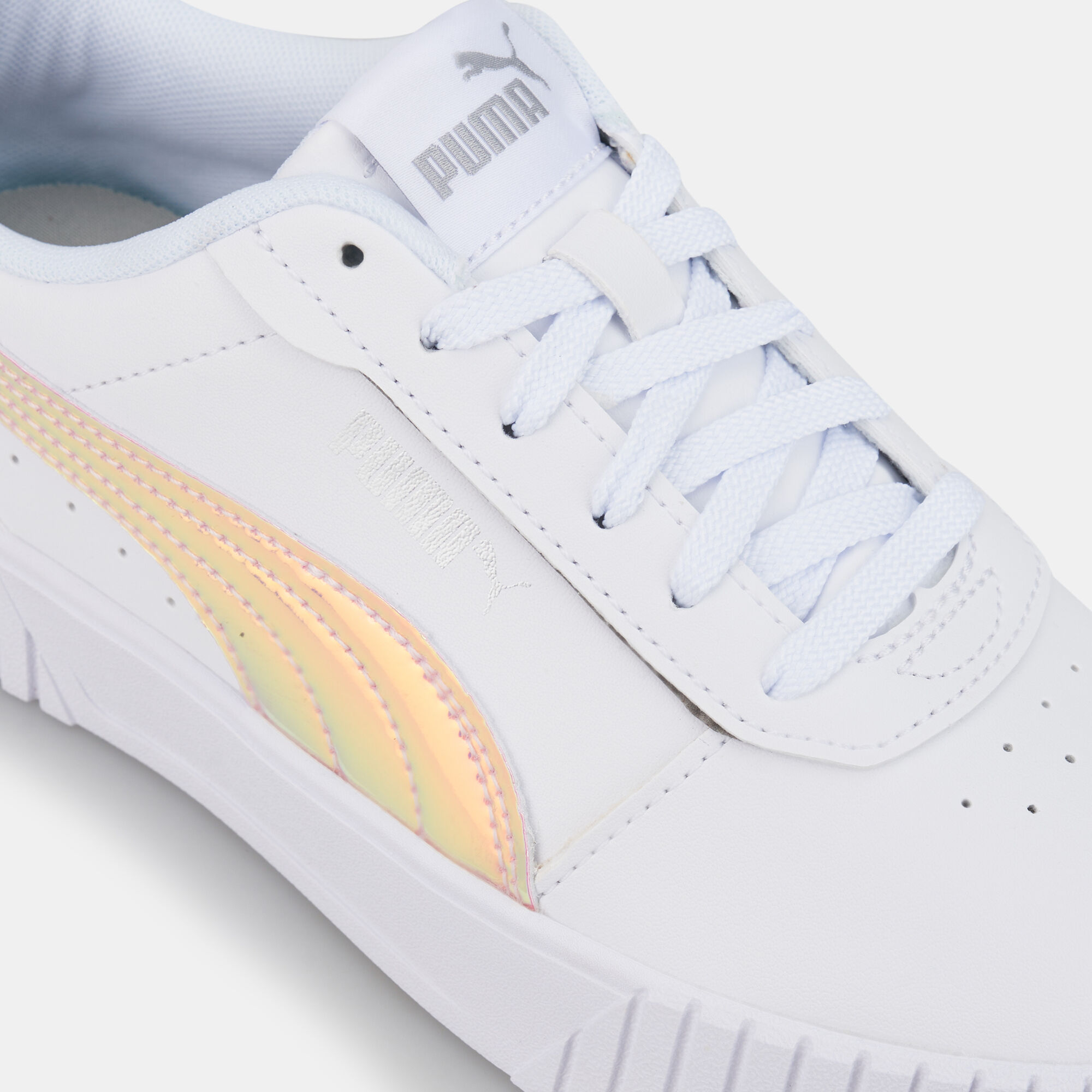 Kids Carina 2.0 Holo Jr Shoe White PUMA in KSA SSS
