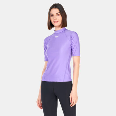 Speedo Women's Rashguard Top Purple
