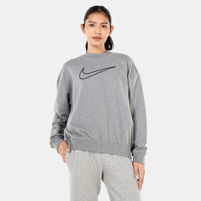 Nike Women’s Dri-FIT Get Fit Graphic Sweatshirt Grey Nike Women’s Dri-FIT Get Fit Graphic Sweatshirt Grey