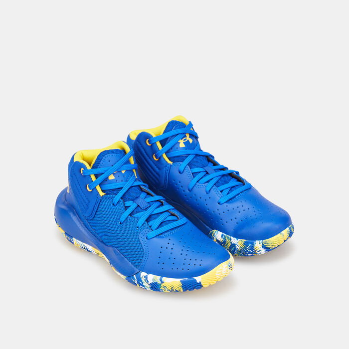 Under Armour Kids' Jet 21 Basketball Shoe Grey Under Armour Kids' Jet 21 Basketball Shoe Grey image number 1