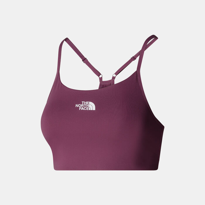 The North Face Women's Flex Light-Support Training Sports Bra Purple The North Face Women's Flex Light-Support Training Sports Bra Purple image number 0