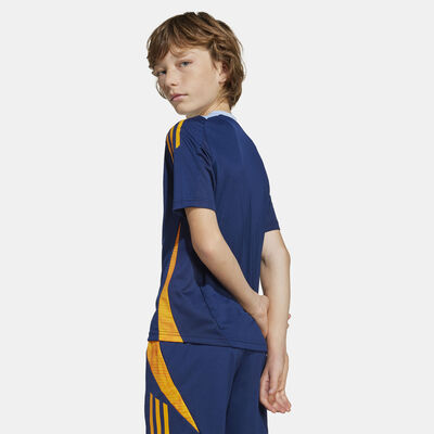 adidas Kids' Real Madrid Tiro 24 Competition Football Training Top Blue adidas Kids' Real Madrid Tiro 24 Competition Football Training Top Blue