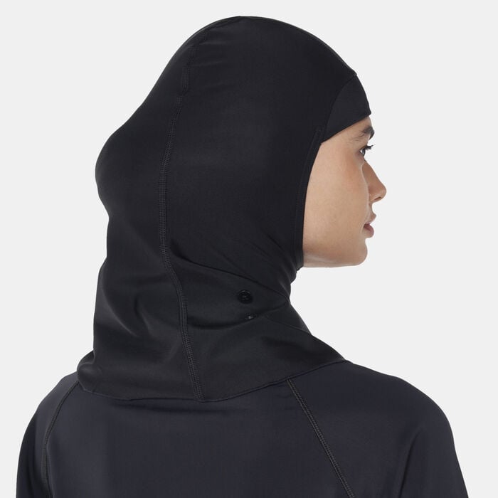 Speedo Women's Swimming Hijab Black Speedo Women's Swimming Hijab Black image number 1