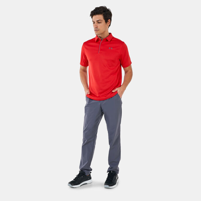 Under Armour Men's Under Armour™ Tech Polo Shirt Red Under Armour Men's Under Armour™ Tech Polo Shirt Red image number 2