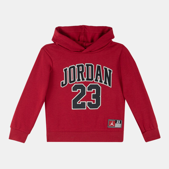 Jordan Kids' Jersey Pack Hoodie and Sweatpants Set Red Jordan Kids' Jersey Pack Hoodie and Sweatpants Set Red image number 1