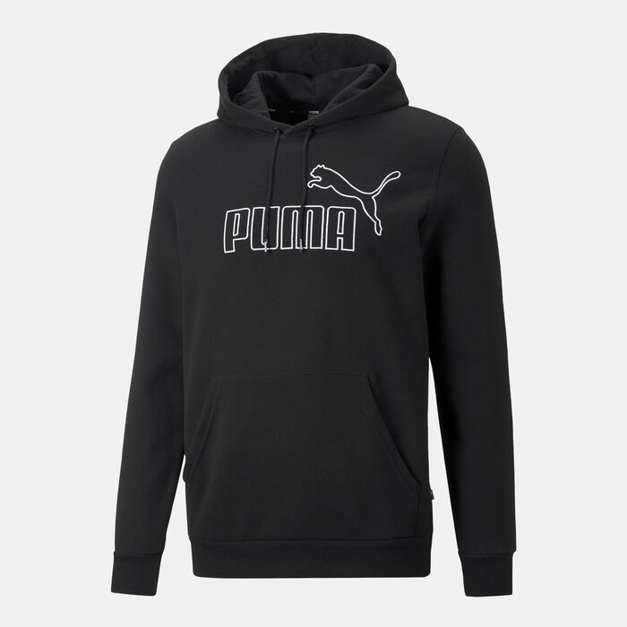 PUMA Men's Essential Elevated Hoodie Black image number 0