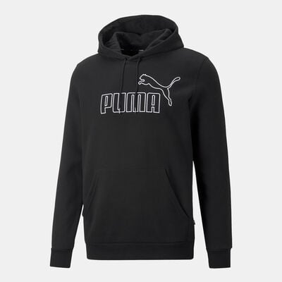 PUMA Men's Essential Elevated Hoodie Black PUMA Men's Essential Elevated Hoodie Black