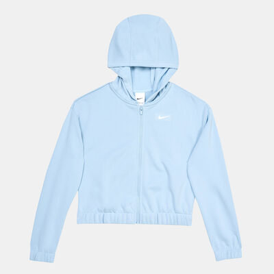 Nike Kids' Therma-FIT Full-Zip Training Hoodie (Older Kids) Green