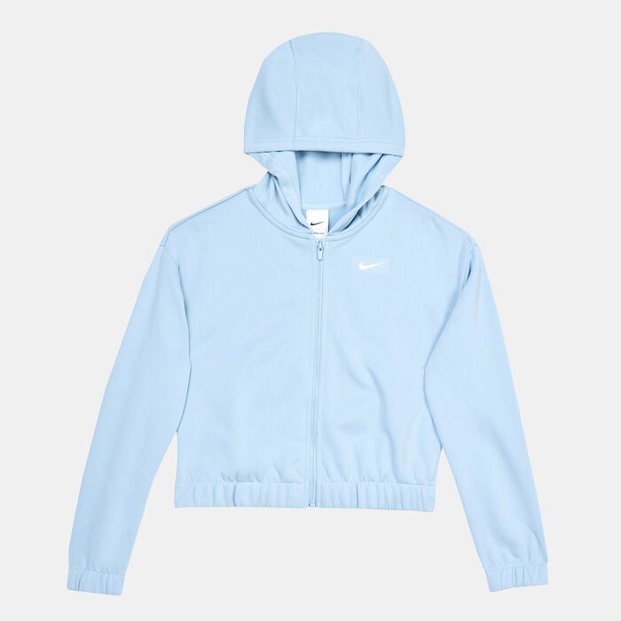 Nike Kids' Therma-FIT Full-Zip Training Hoodie (Older Kids) Green image number 1