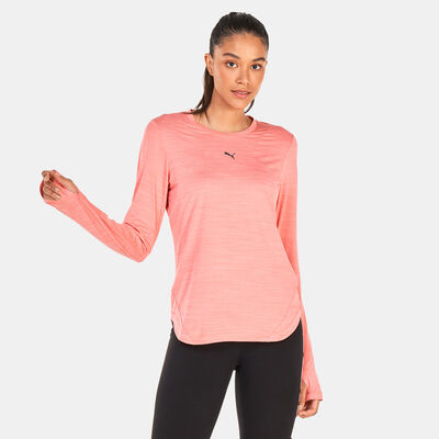 PUMA Women's CLOUDSPUN Long Sleeve T-Shirt Pink