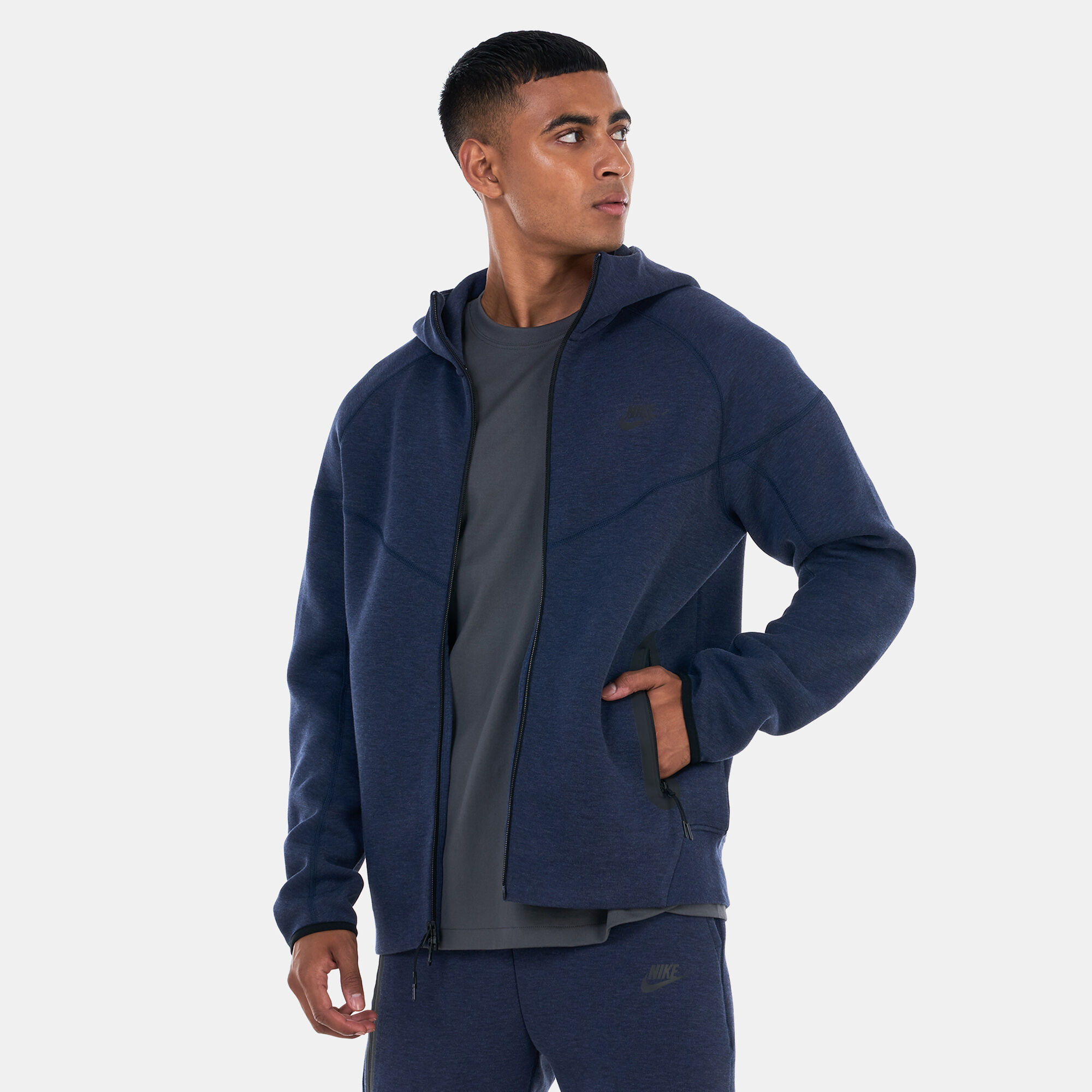 Nike men's sportswear tech fleece zip hoodie shop