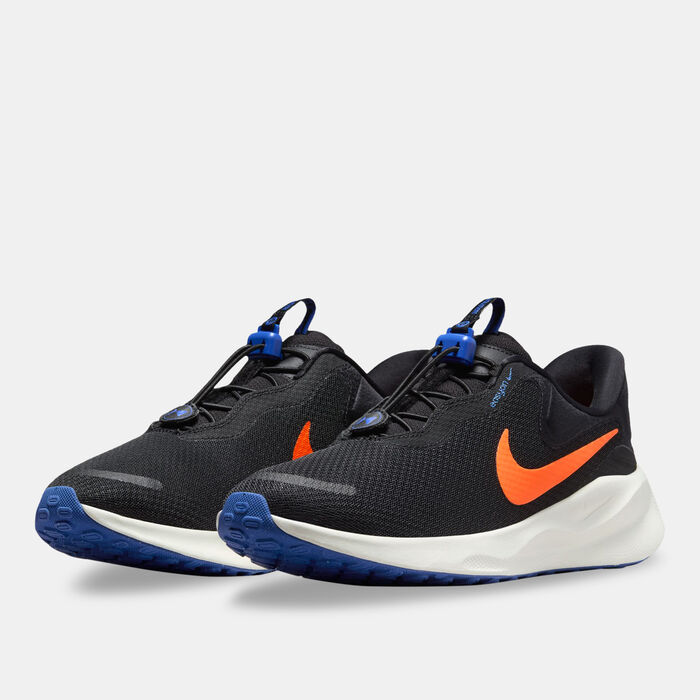 Nike Men's Revolution 7 EasyOn Road Running Shoes Black image number 1