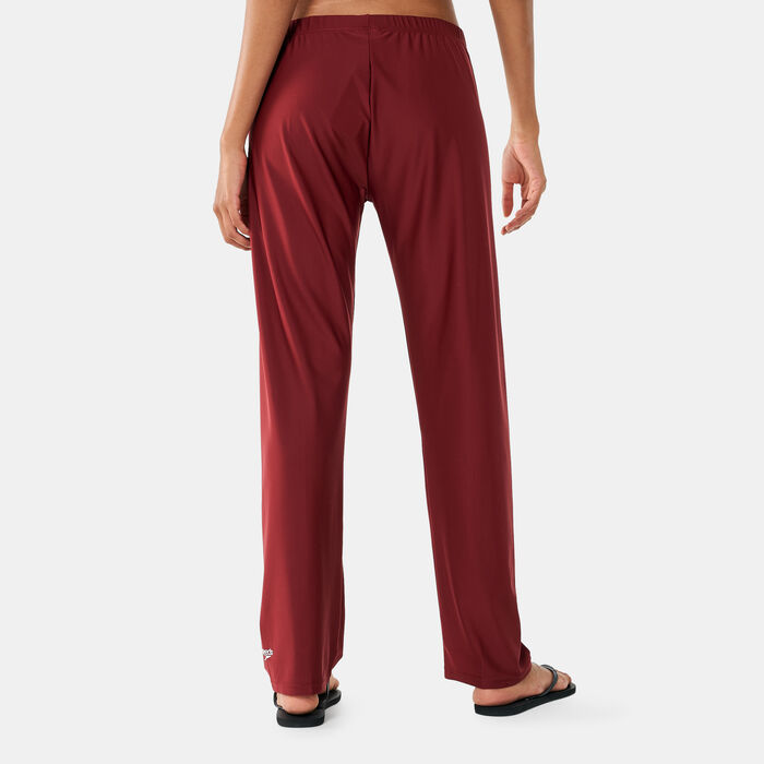 Speedo Women's Modest Deluxe Swimming Pants White image number 1