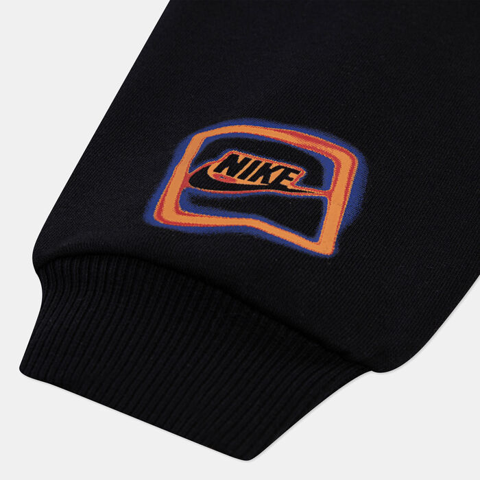 Nike Kids' Sportswear Glow With Me Fleece Hoodie Black Nike Kids' Sportswear Glow With Me Fleece Hoodie Black image number 3
