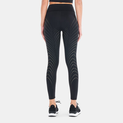 PUMA Women's FOREVER Luxe Graphic Training Leggings Black