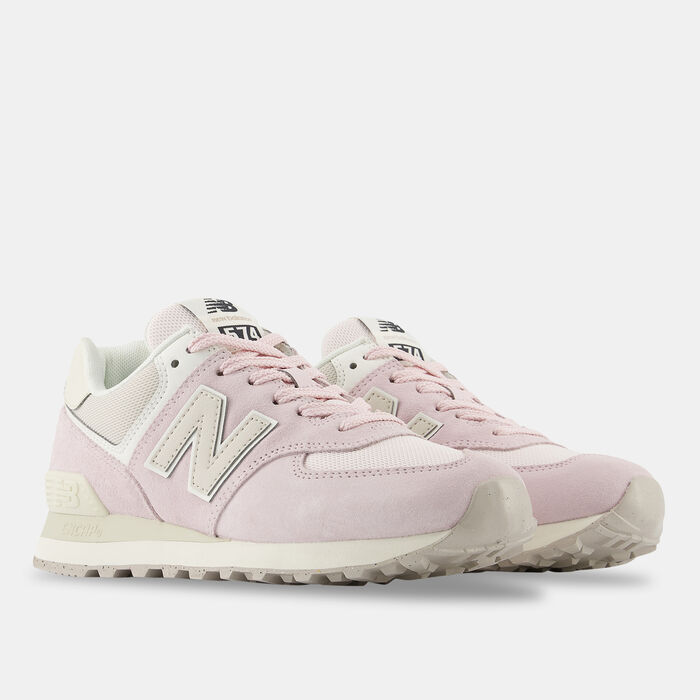 New Balance Women's 574 Shoes Pink image number 1