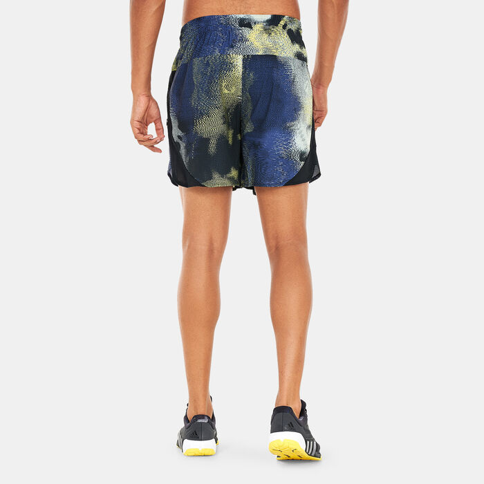 adidas Men's D4T HIIT Allover Print Training Shorts Multi-Color adidas Men's D4T HIIT Allover Print Training Shorts Multi-Color image number 1