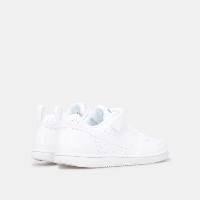 Nike Kids' Court Borough Low Basketball Shoe White Nike Kids' Court Borough Low Basketball Shoe White image number 2