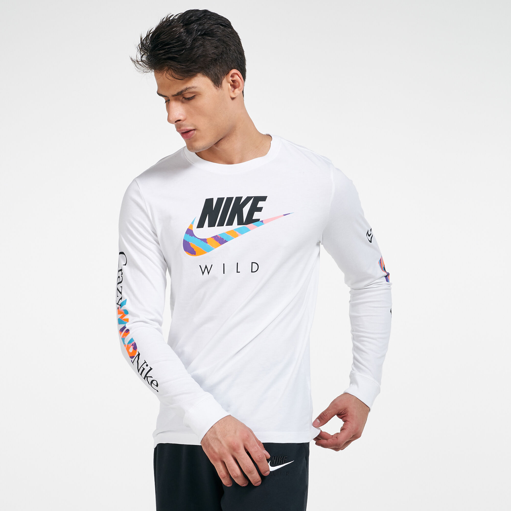 Men s Sportswear Wild Futura Long Sleeve T Shirt