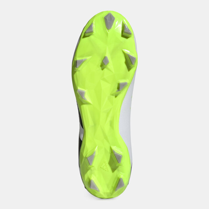 adidas Men's Predator Accuracy.3 Low Firm Ground Football Shoe White image number 3