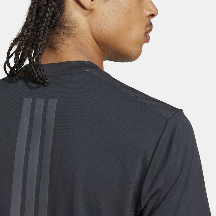 adidas Men's Power 3-Stripes Training T-Shirt Black adidas Men's Power 3-Stripes Training T-Shirt Black image number 4