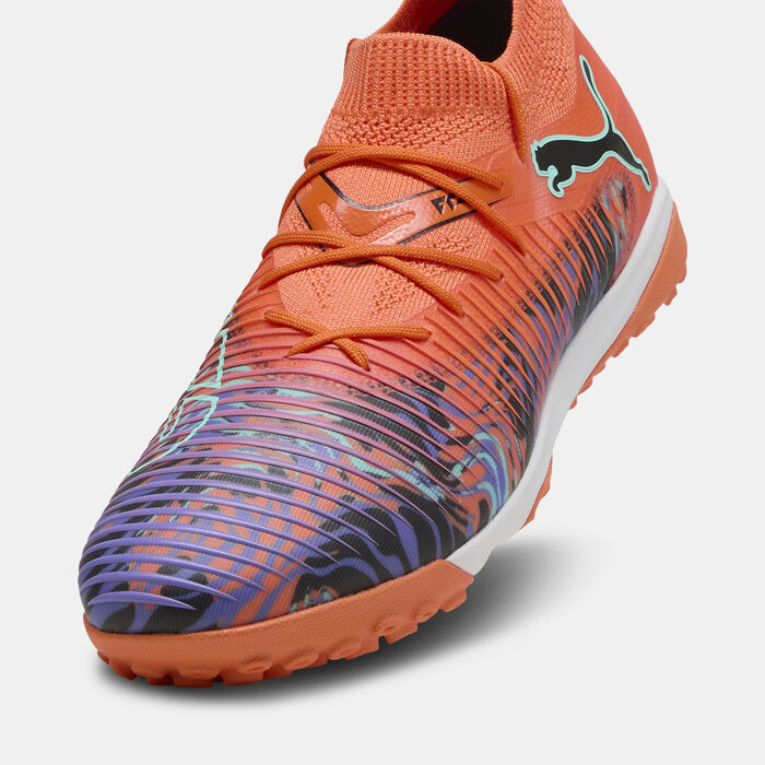 PUMA Men's FUTURE 8 Match Creativity Turf Ground Football Shoes Black PUMA Men's FUTURE 8 Match Creativity Turf Ground Football Shoes Black image number 3