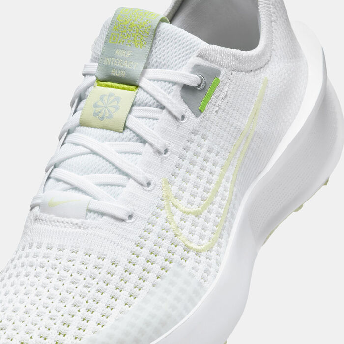 Nike Women's Interact Road Running Shoes White Nike Women's Interact Road Running Shoes White image number 4