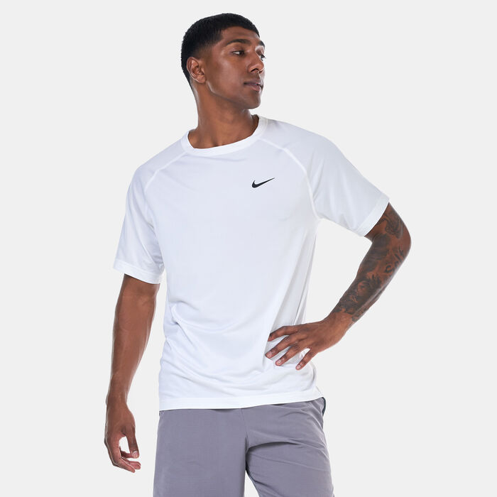 Nike Men's Ready Dri-FIT Fitness Top White Nike Men's Ready Dri-FIT Fitness Top White image number 0