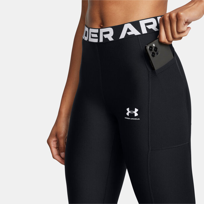 Under Armour Women's HeatGear Training Leggings Black image number 3
