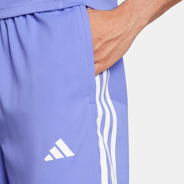 adidas Men's Own the Run 3-Stripes Pants Blue adidas Men's Own the Run 3-Stripes Pants Blue image number 3