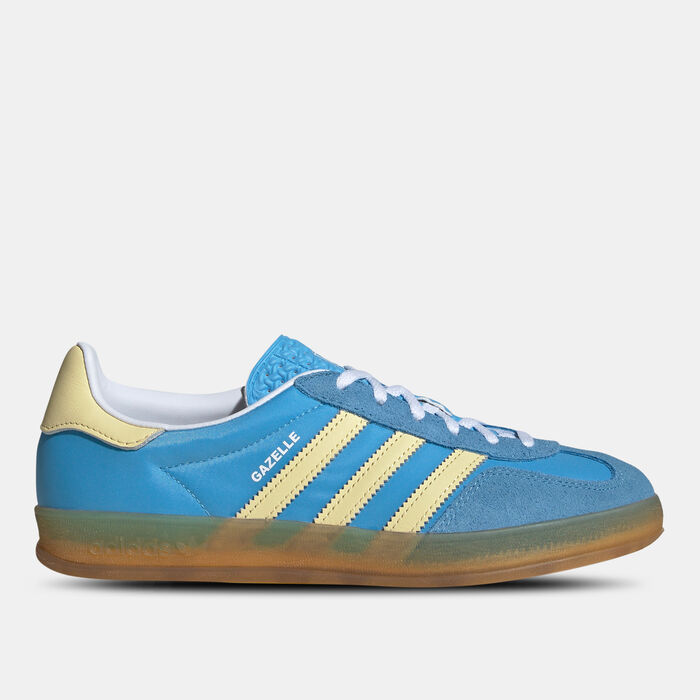 adidas Men's Gazelle Indoor Shoes Blue adidas Men's Gazelle Indoor Shoes Blue image number 0
