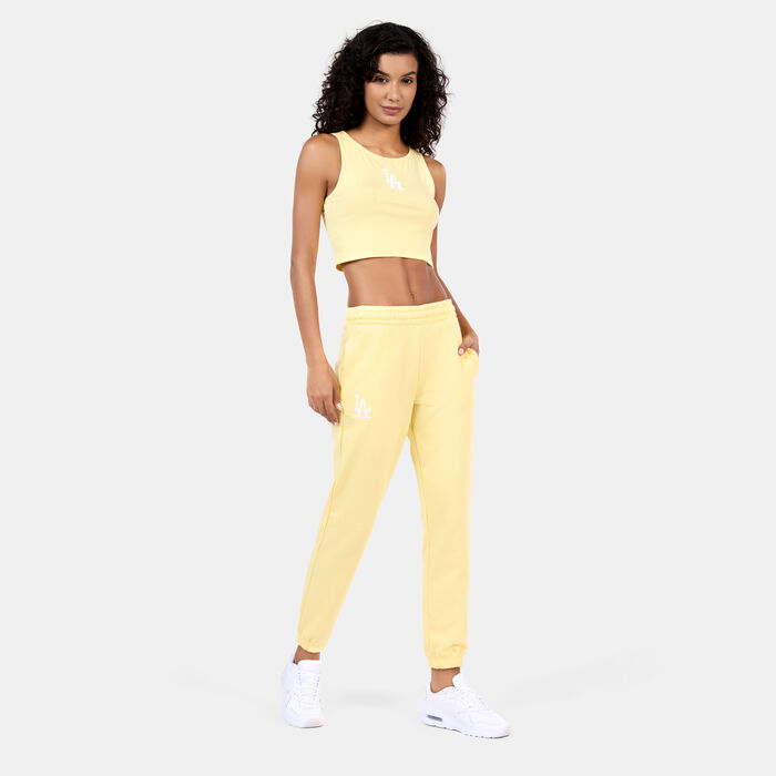 New Era Women's MLB Los Angeles Dodgers Joggers yellow New Era Women's MLB Los Angeles Dodgers Joggers yellow image number 2