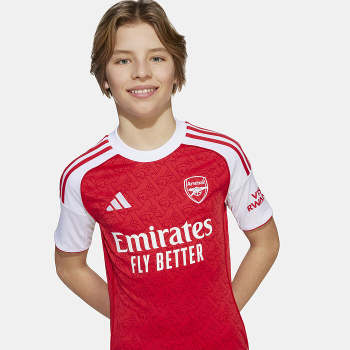 adidas Kids' Arsenal 25/26 Home Replica Football Jersey Red image number 3