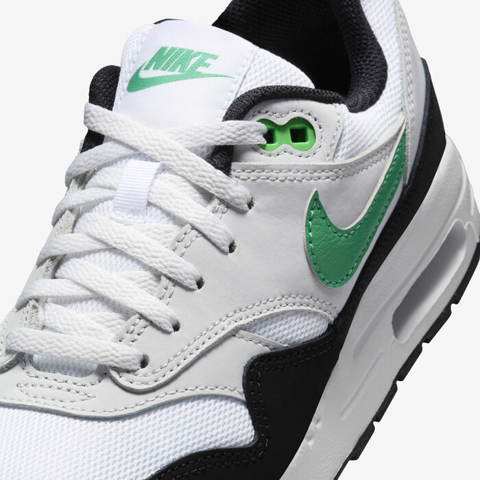 Nike Kids' Air Max 1 Shoes (Older Kids) White image number 6