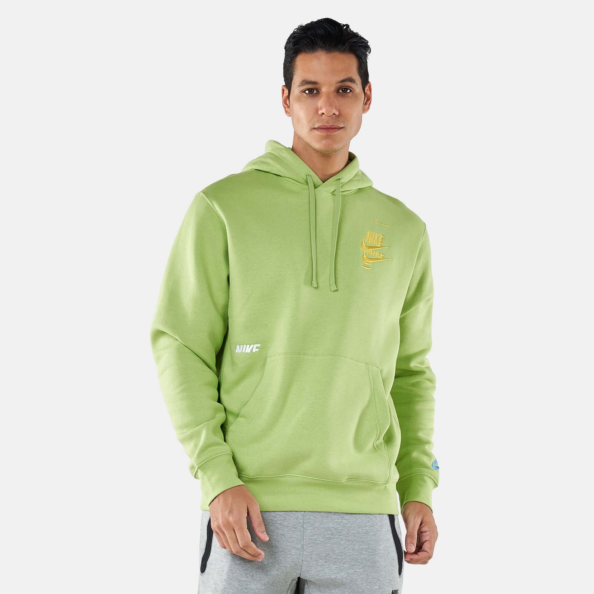 Mens lime green nike hoodie outlet