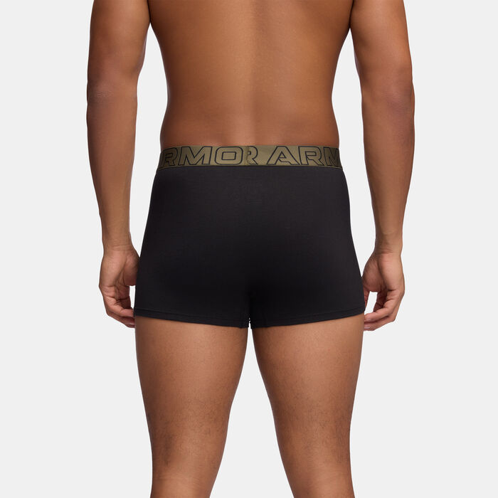 Under Armour Men's Performance Cotton Boxerjock Boxers (3 Pack) Black Under Armour Men's Performance Cotton Boxerjock Boxers (3 Pack) Black image number 1