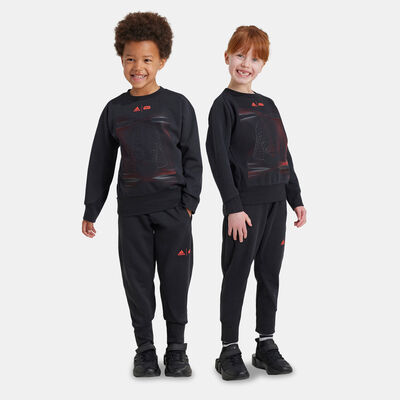 adidas Kids' Star Wars Z.N.E. Sweatshirt and Joggers Set (Younger Kids) Black