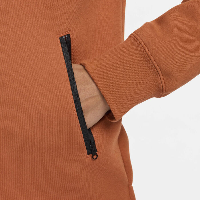 Nike Women's Sportswear Tech Fleece Windrunner Full-Zip Hoodie Brown Nike Women's Sportswear Tech Fleece Windrunner Full-Zip Hoodie Brown image number 6
