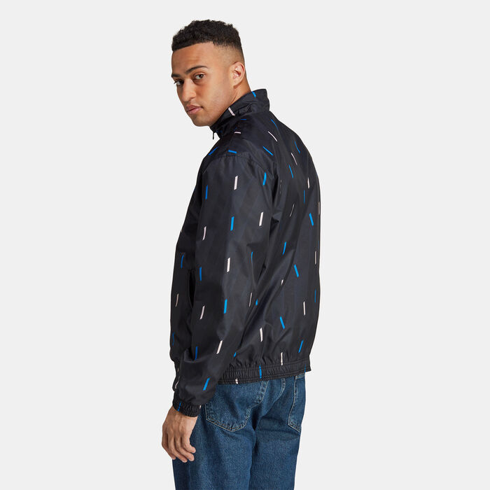 adidas Men's Manchester United Anthem Jacket Black adidas Men's Manchester United Anthem Jacket Black image number 1