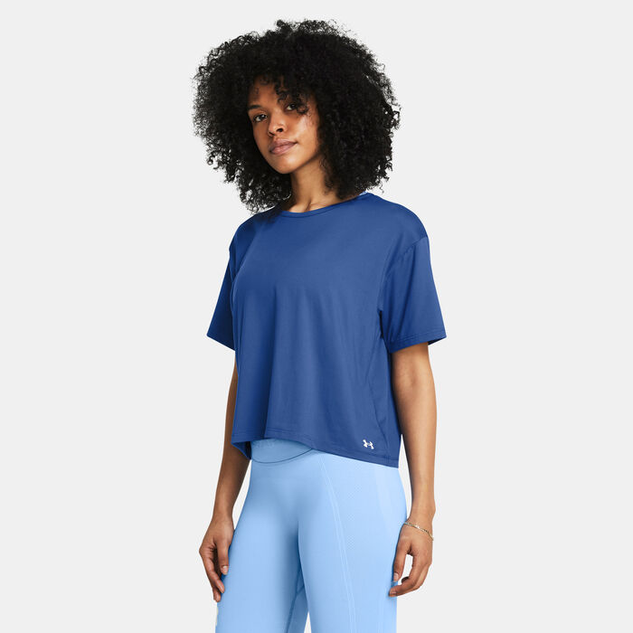 Under Armour Women's UA Motion T-Shirt Blue Under Armour Women's UA Motion T-Shirt Blue image number 0