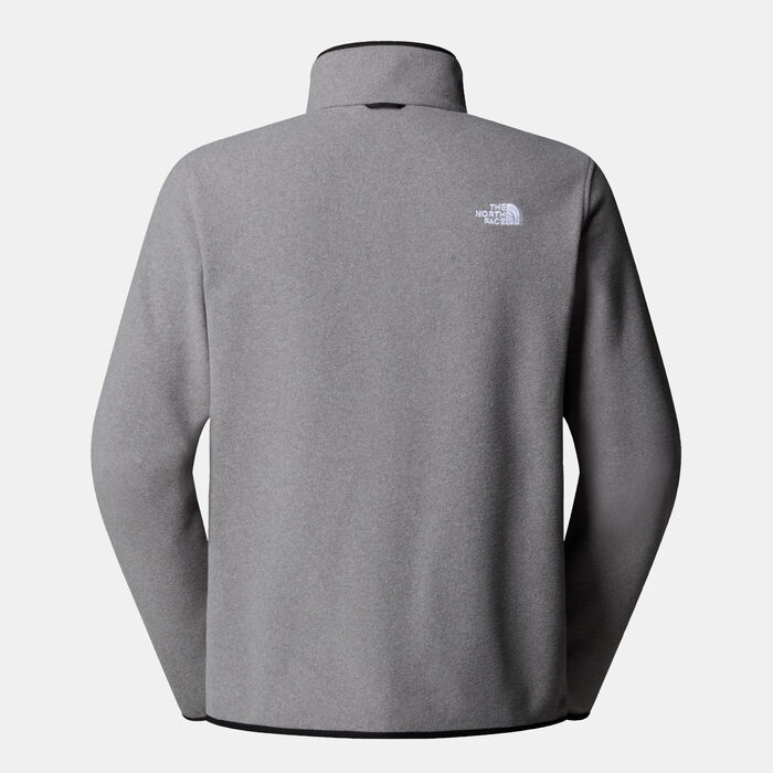 The North Face Men’s Glacier Fleece Jacket Grey The North Face Men’s Glacier Fleece Jacket Grey image number 1