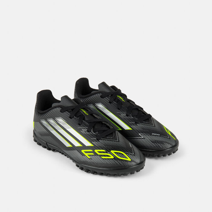 adidas Kids' F50 Club Turf Ground Football Shoes Black adidas Kids' F50 Club Turf Ground Football Shoes Black image number 1
