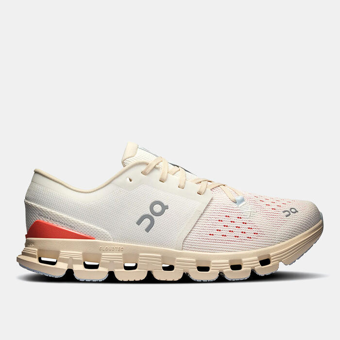 On Women's Cloud X 4 Training Shoes White On Women's Cloud X 4 Training Shoes White image number 0