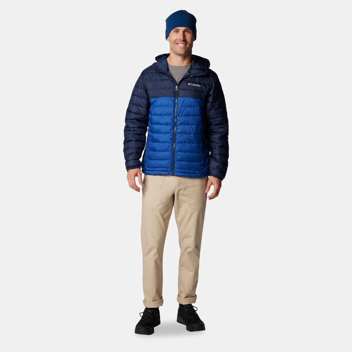 Columbia Men's Powder Lite II Full-Zip Hiking Hoodie Blue Columbia Men's Powder Lite II Full-Zip Hiking Hoodie Blue image number 2