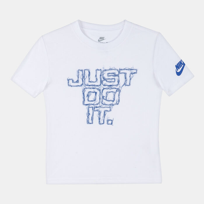 Nike Kids' Lightning Just Do It T-Shirt Black Nike Kids' Lightning Just Do It T-Shirt Black image number 0