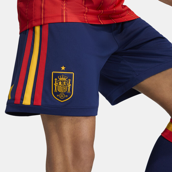 adidas Men's Spain 2026 Home Replica Football Shorts Blue image number 6